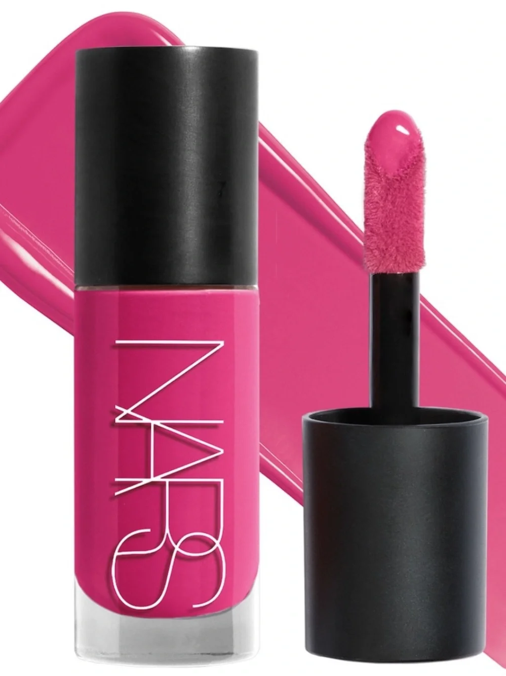 NARS Insatiable Liquid Blush — Girl happy